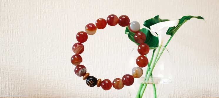 Bracelet en Coraline vue 2