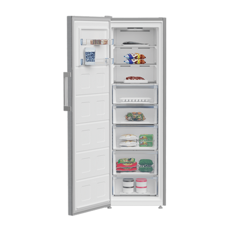 Congélateur Vertical 8 Tiroirs No Frost 450 L Inox RFNE451XB