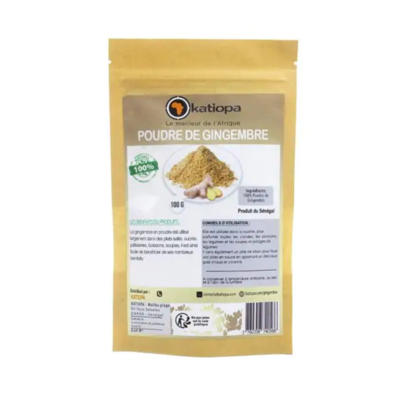 Poudre gingembre moulu 200g