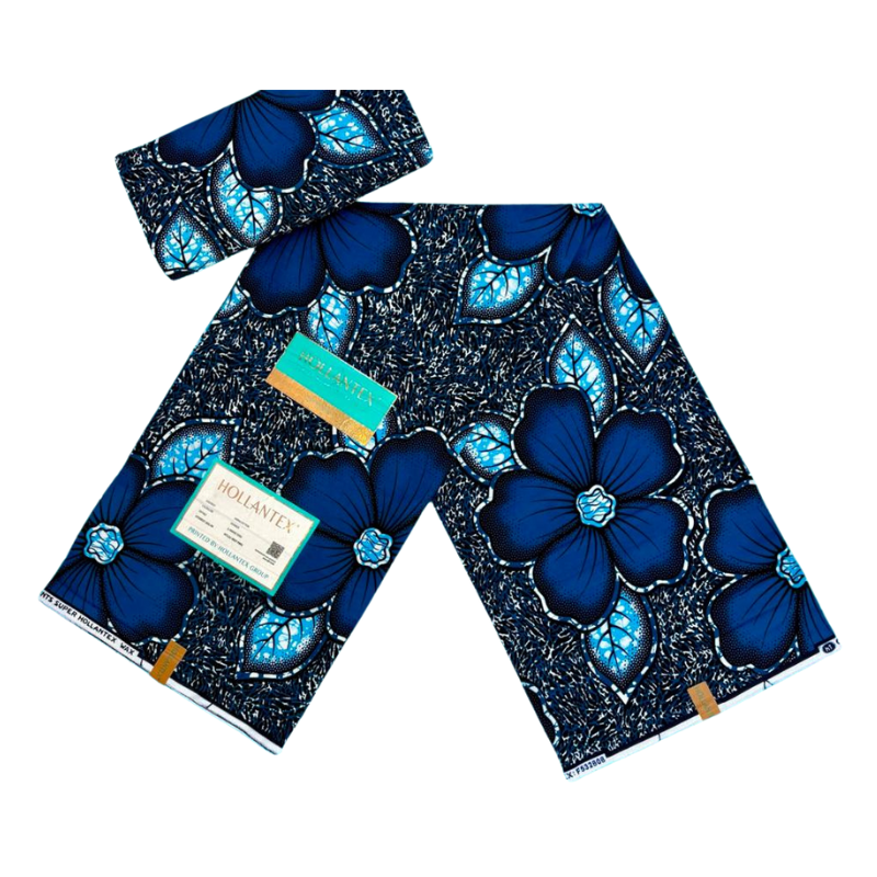 Tissus Wax Fleur de Minuit