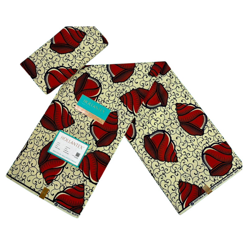 Tissus Wax Flamme d’Ibory