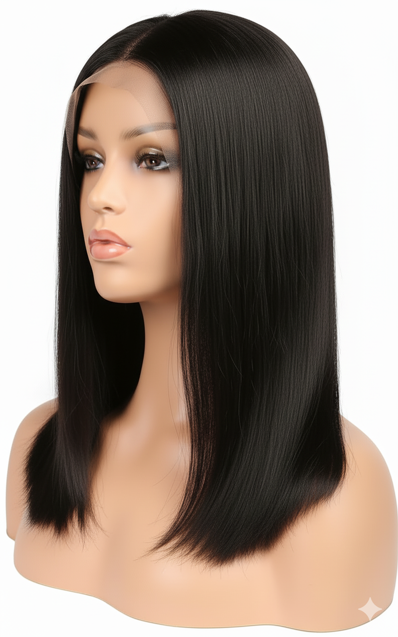 Coupe carré Vietnam noire cheveux naturel Long 20