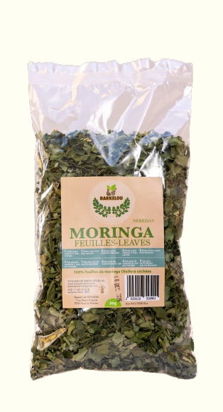 Feuilles séchés de MORINGA 50g 2 pièces