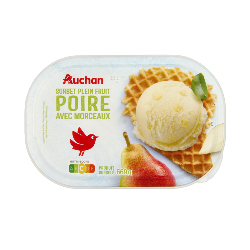 Glace sorbet poire