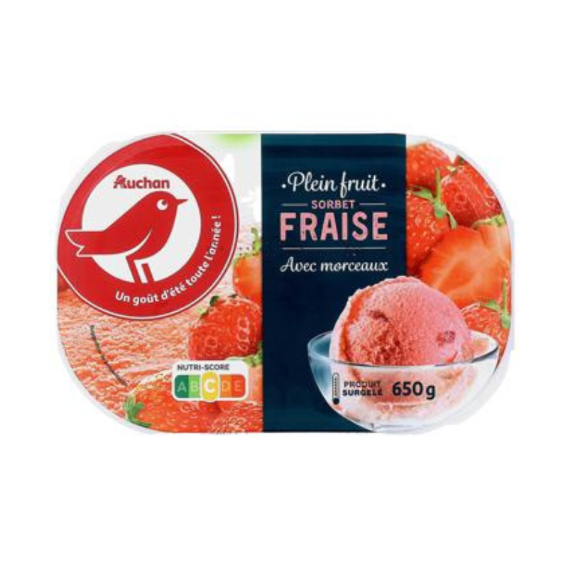 Sorbet Fraise 650g