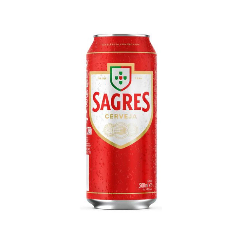 Bière SAGRES en Canette 50 CL