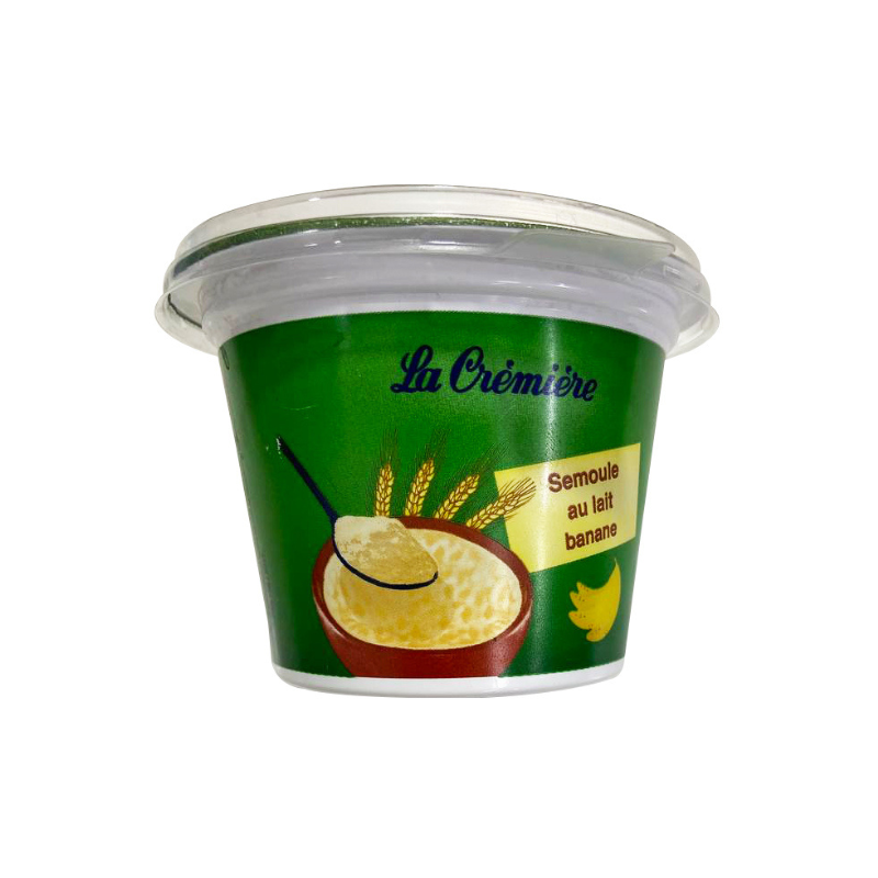 La crémière Semoule au lait banane