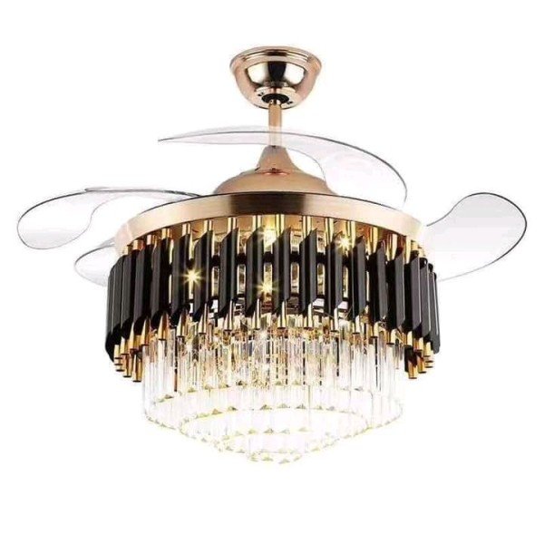 Lustre ventilateur décoratif LED intégrée avec Lumière