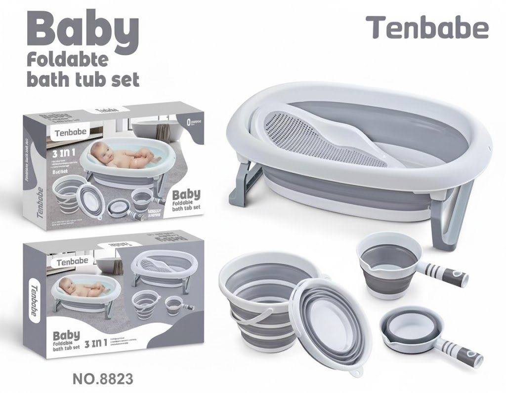 Bain Bassine et Accessoires 5 pièces