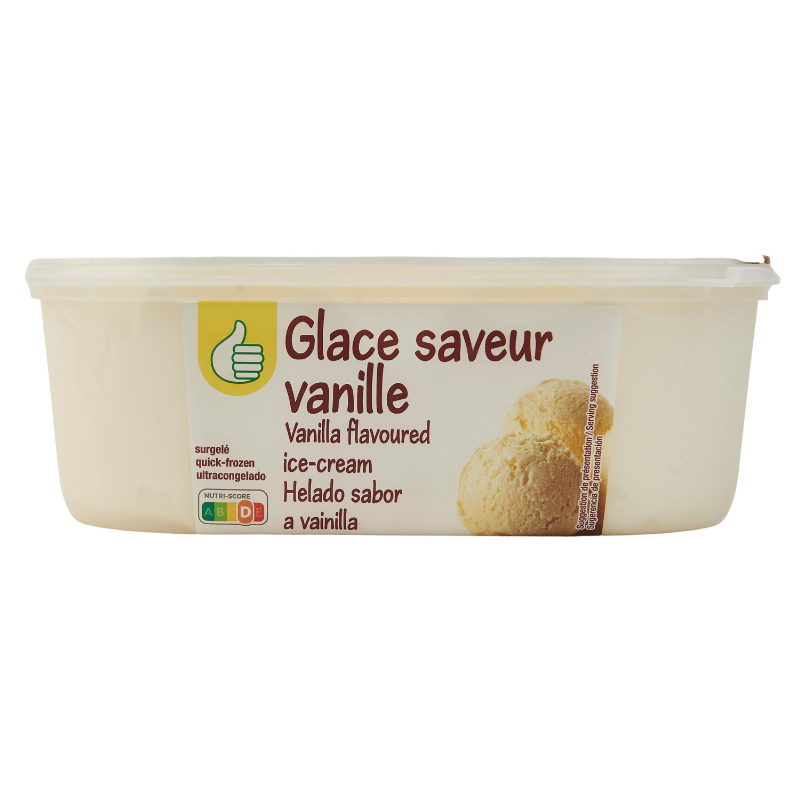 Pouce glace saveur vanille 500g