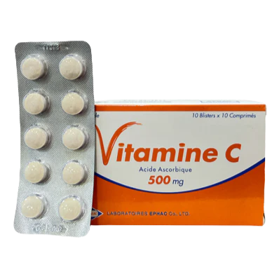 VITAM C CR CP 500MG 10X10 — vue 1