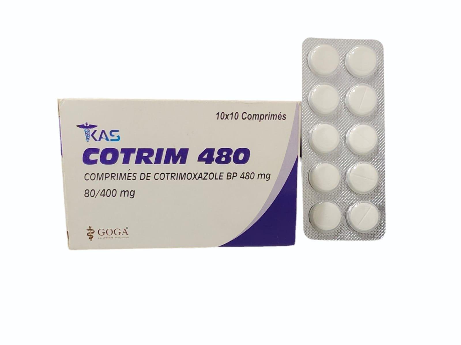 COTRIMOXAZOLE UBI 480MG CPR B/100 — vue 1