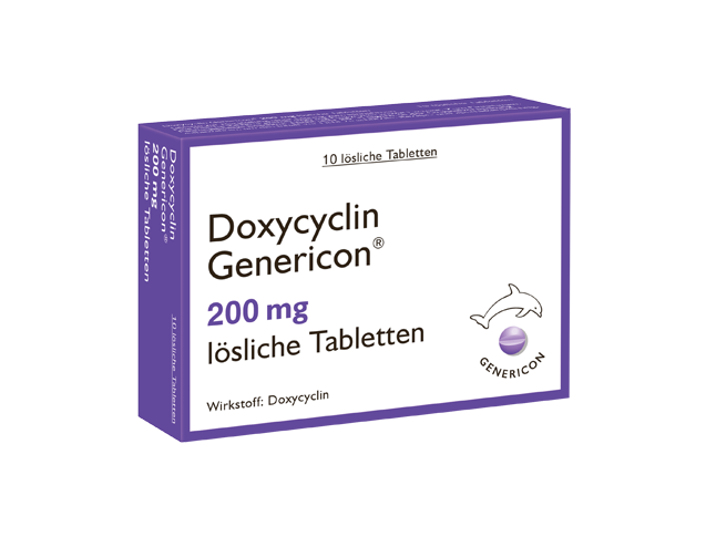 DOXYCYCLIN CREAT 200MG GELU BL10 CH — vue 1