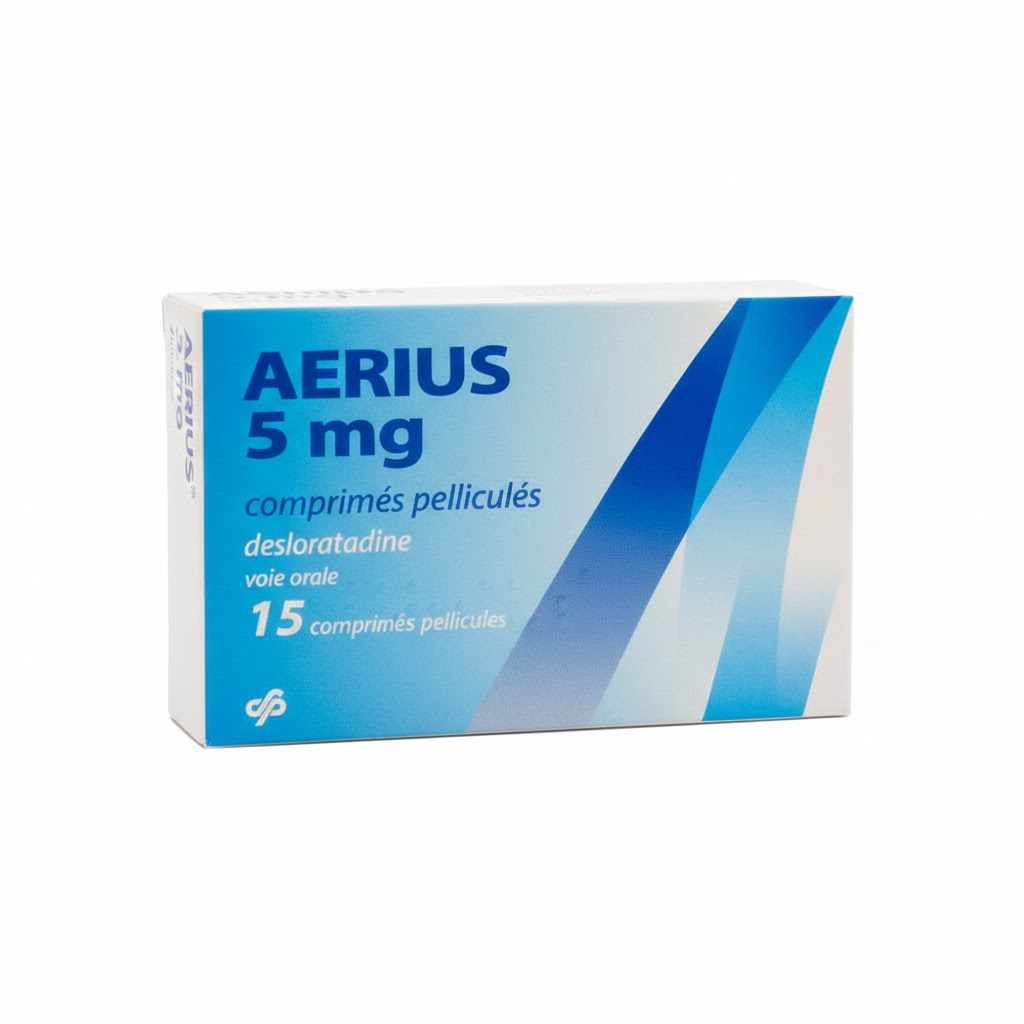 AERIUS 5MG COMP B/15 — vue 1