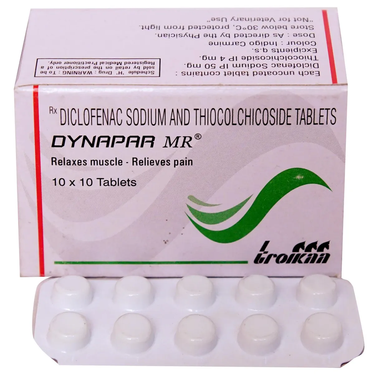 DYNAPAR 50MG COMP CH D800 — vue 1