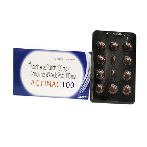ACTINAC 100MG CP BT 30 — vue 1