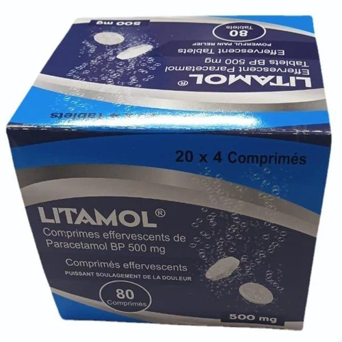 LITAMOL 500MG CPR EFFV B/80 — vue 1
