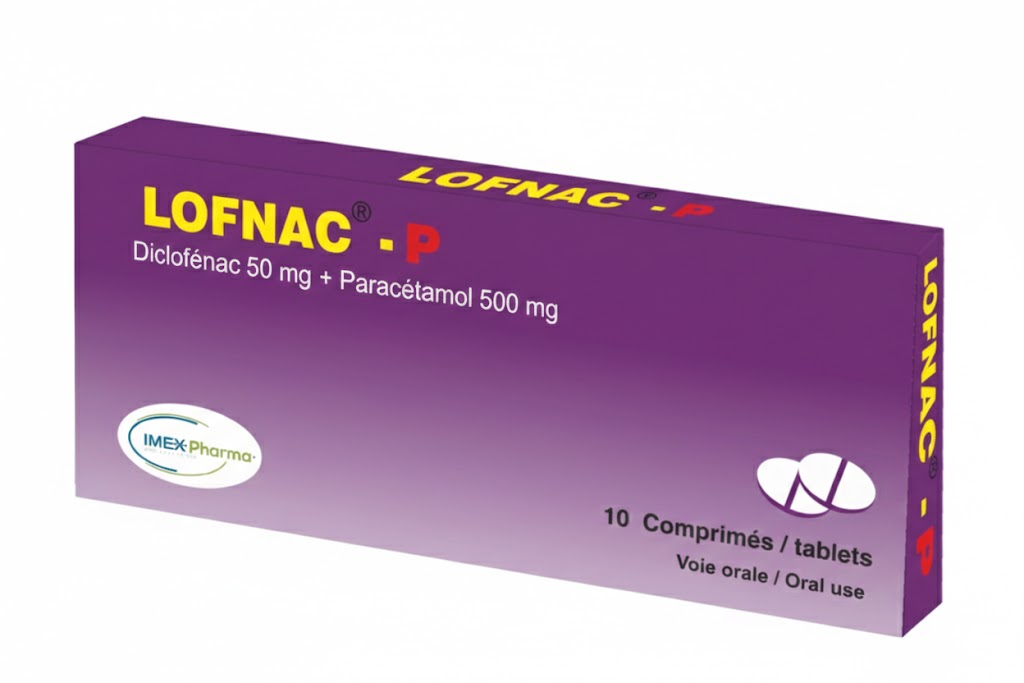 LOFNAC P 50MG/500MG CP B/10 — vue 1