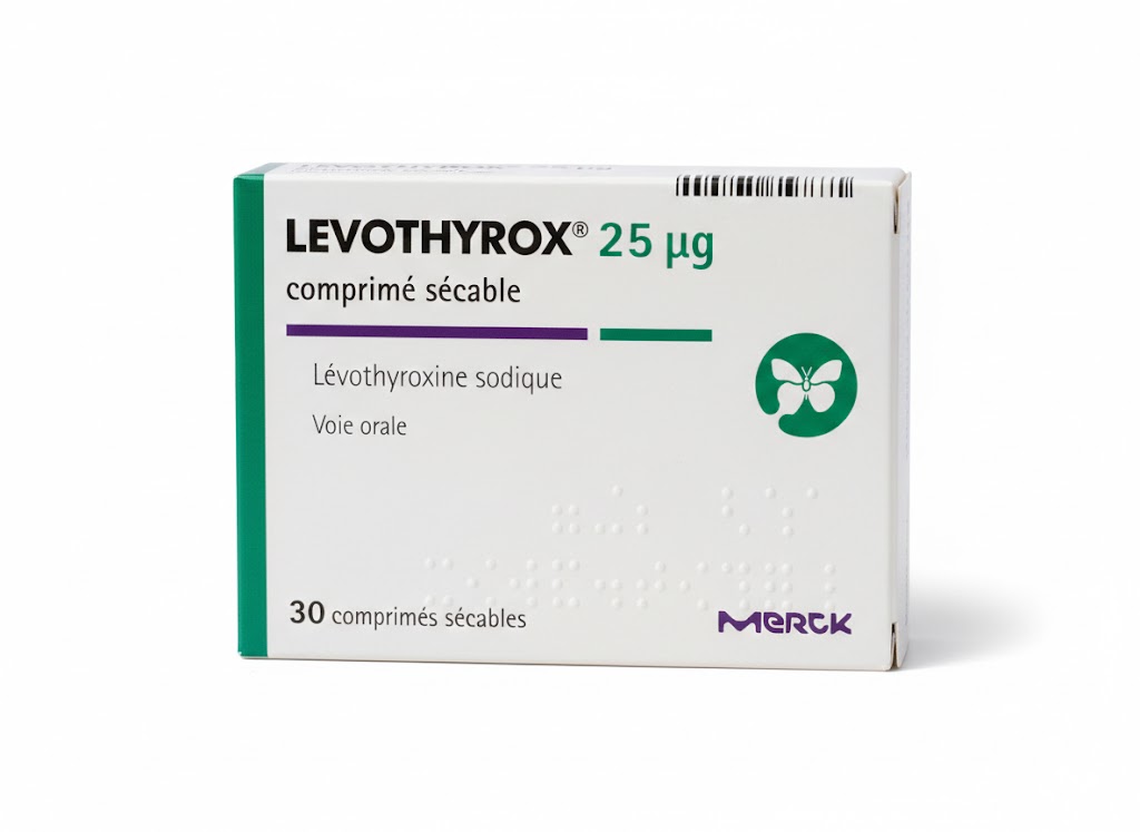 LEVOTHYROX 25MCG CPR BT 30 — vue 1