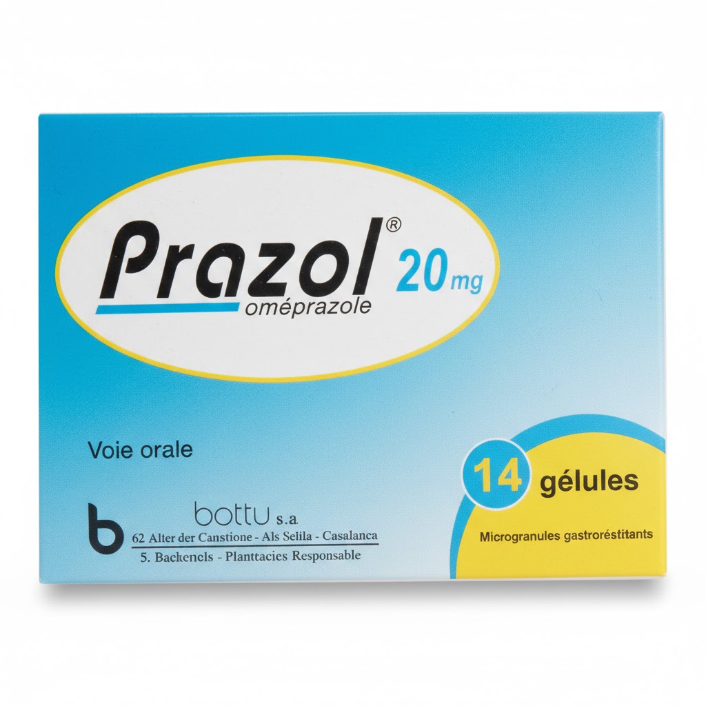 PRAZOL 20MG GEL BT 14 — vue 1