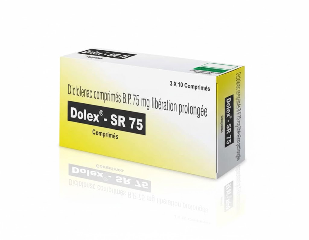 DOLEX SR 75MG CP BT 30 — vue 1