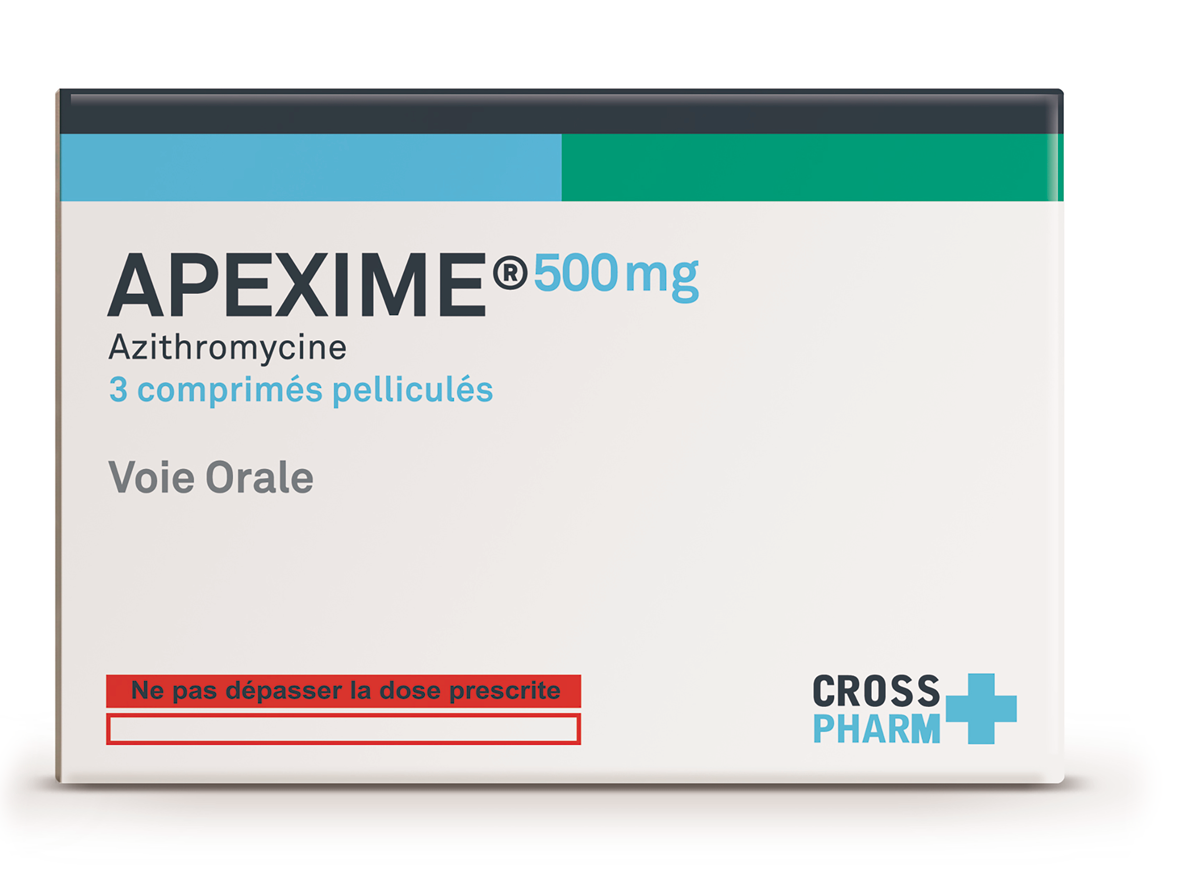 APEXIME 500MG B/3 CP — vue 1