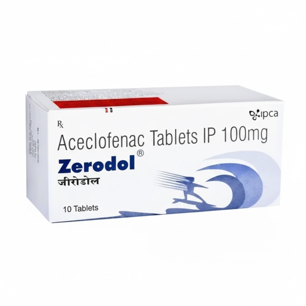 ZERODOL 100MG CP BT 10 — vue 1