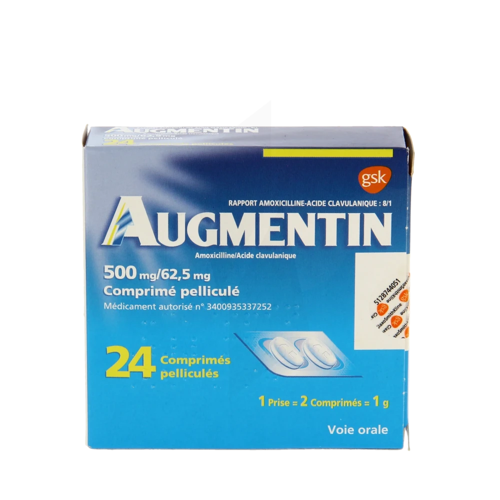 AUGMENTIN 500MG CPR PELL B/16 — vue 1
