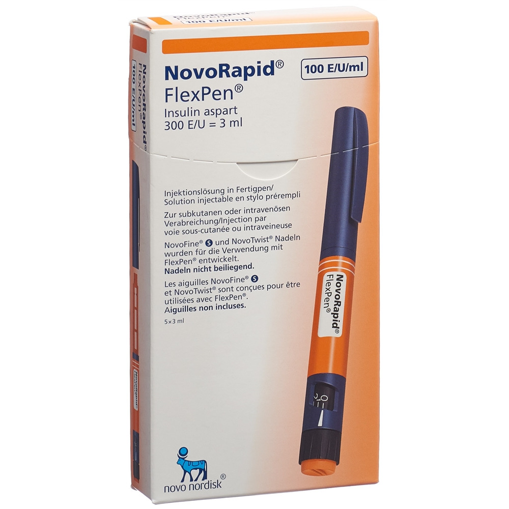 INSU NOVORAPID STYLOS CH — vue 1