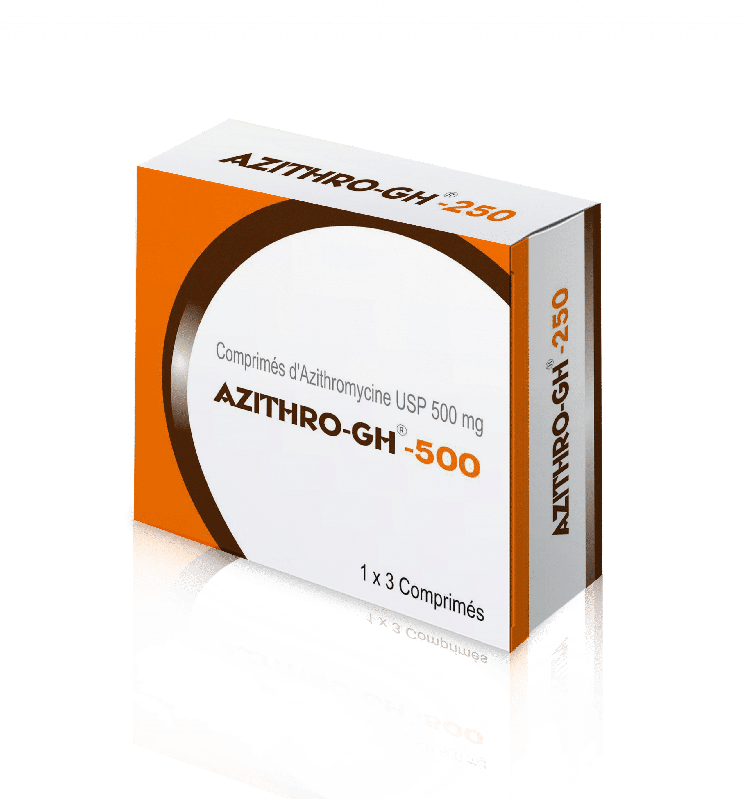 AZITHRO GH 500MG CPR PELL B/3 — vue 1