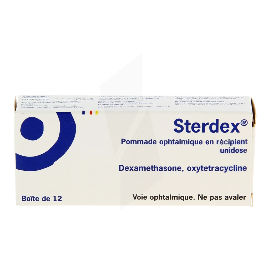 STERDEX POMMADE OPHT CAPS BT12 - Vue 1