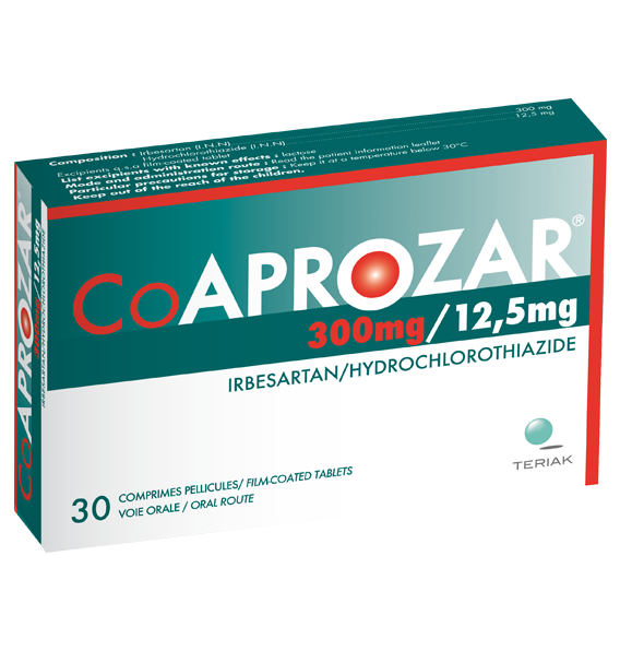 COAPROZAR 300/12,5MG CP/30 — vue 1