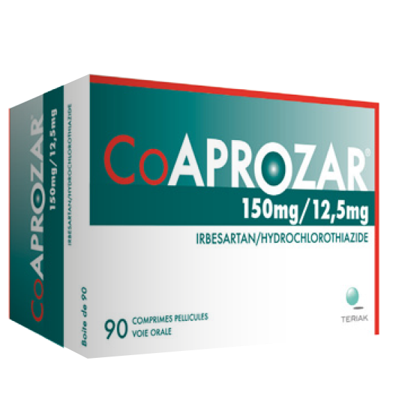 COAPROZAR 150 MG/12,5MG CPR B/30 — vue 1