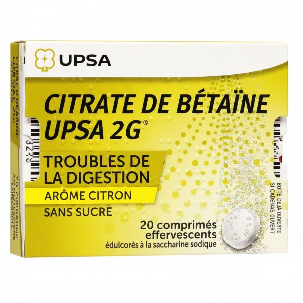 CITRATE BETAIN UPSA CPR EFF/20 — vue 1