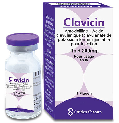 CLAVICIN 1G INJ — vue 1