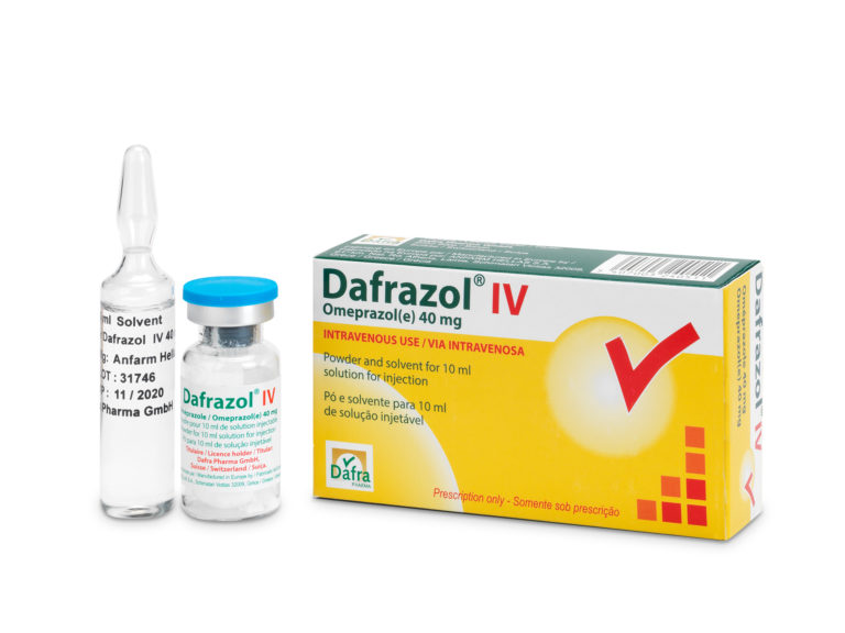 DAFRAZOL IV PDR INJ 40MG + SOLV — vue 1