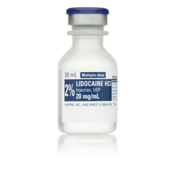 LIDOCAINE UBI 2% SOL INJ FL 20ML — vue 1