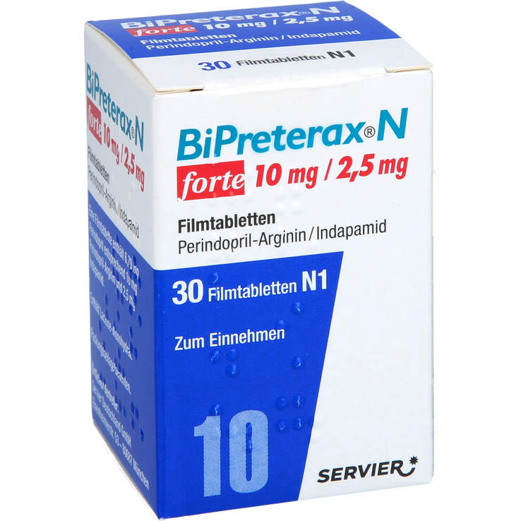 BIPRETERAX ARGININE 10MG/2,5 BT/30 CP — vue 1