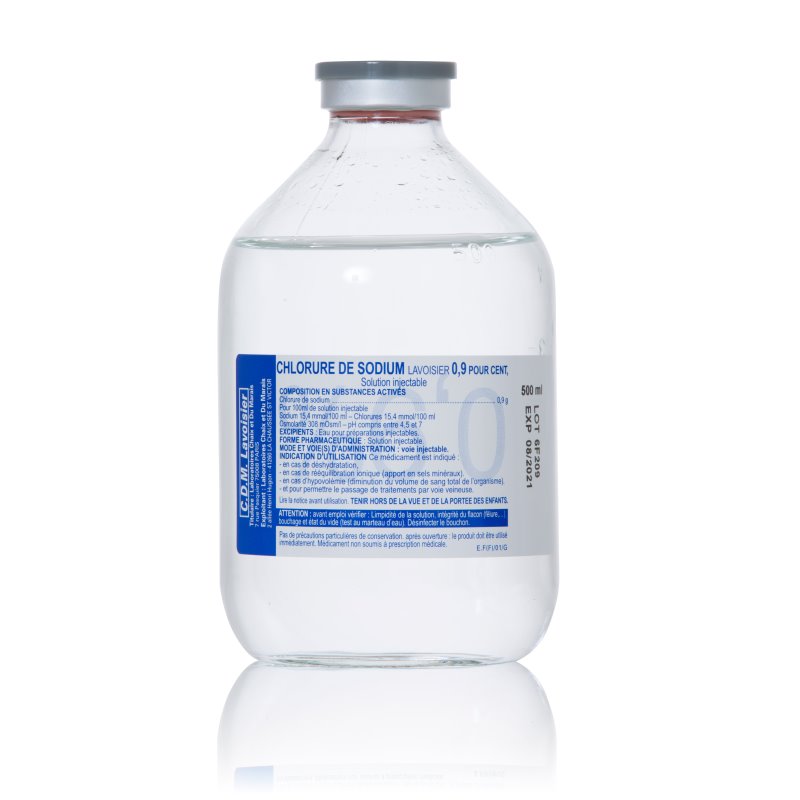 SODIUM CHLORURE 0,9% 500ML — vue 1