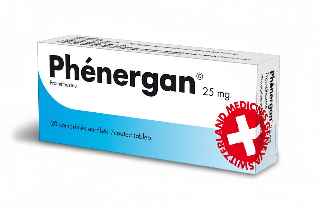 PHENERGAN 25MG CPR BT 20 — vue 1