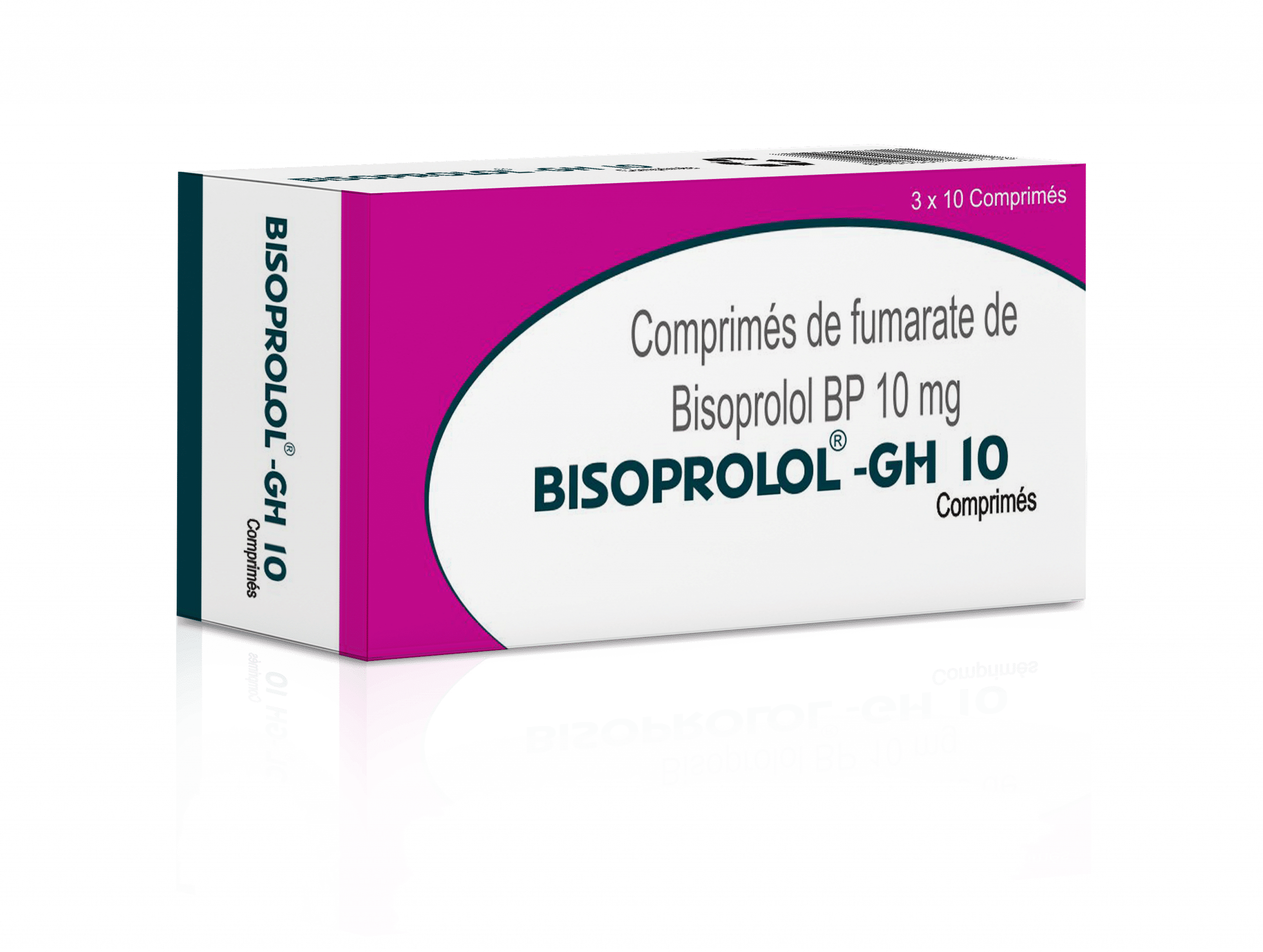 BISOPROLOL-GH 10MG CP B/30 — vue 1