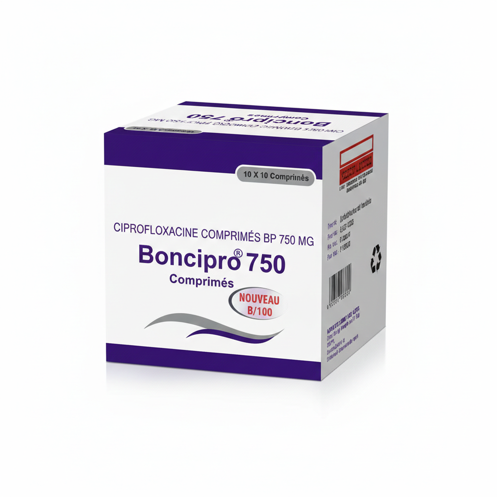 BONCIPRO CPR 750 MG BT20 — vue 1