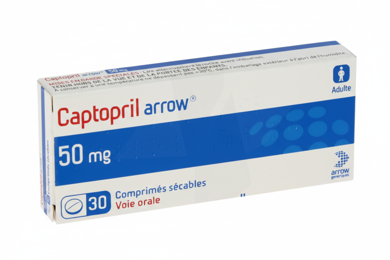 CAPTOPRIL ARROW 50MG CPM B/30 — vue 1