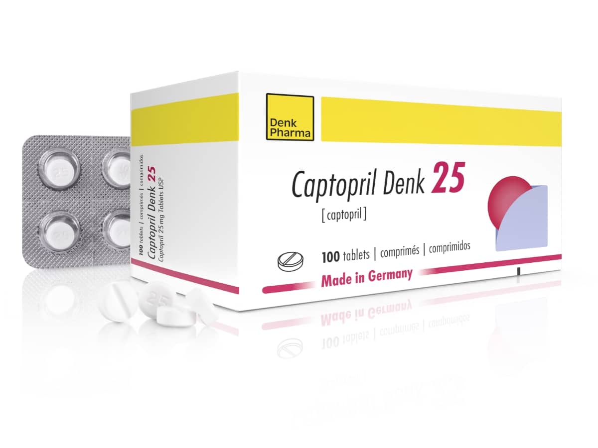 CAPTOPRIL DENK 25MG CP B/20 — vue 1