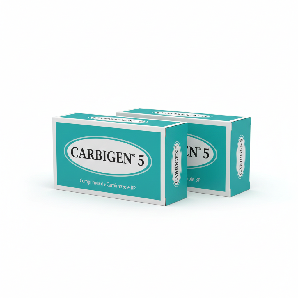 CARBIGEN 5MG CP — vue 1