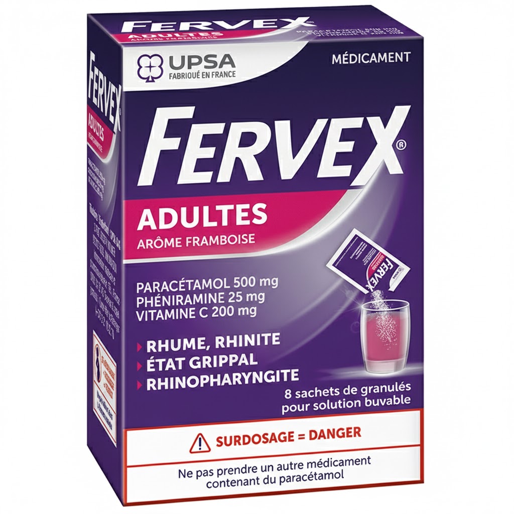 FERVEX ADULTE GLES SACH 8 — vue 1