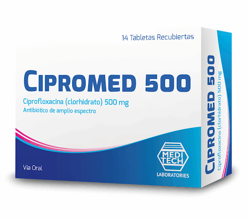 CIPROMED 500MG CP B/10 — vue 1