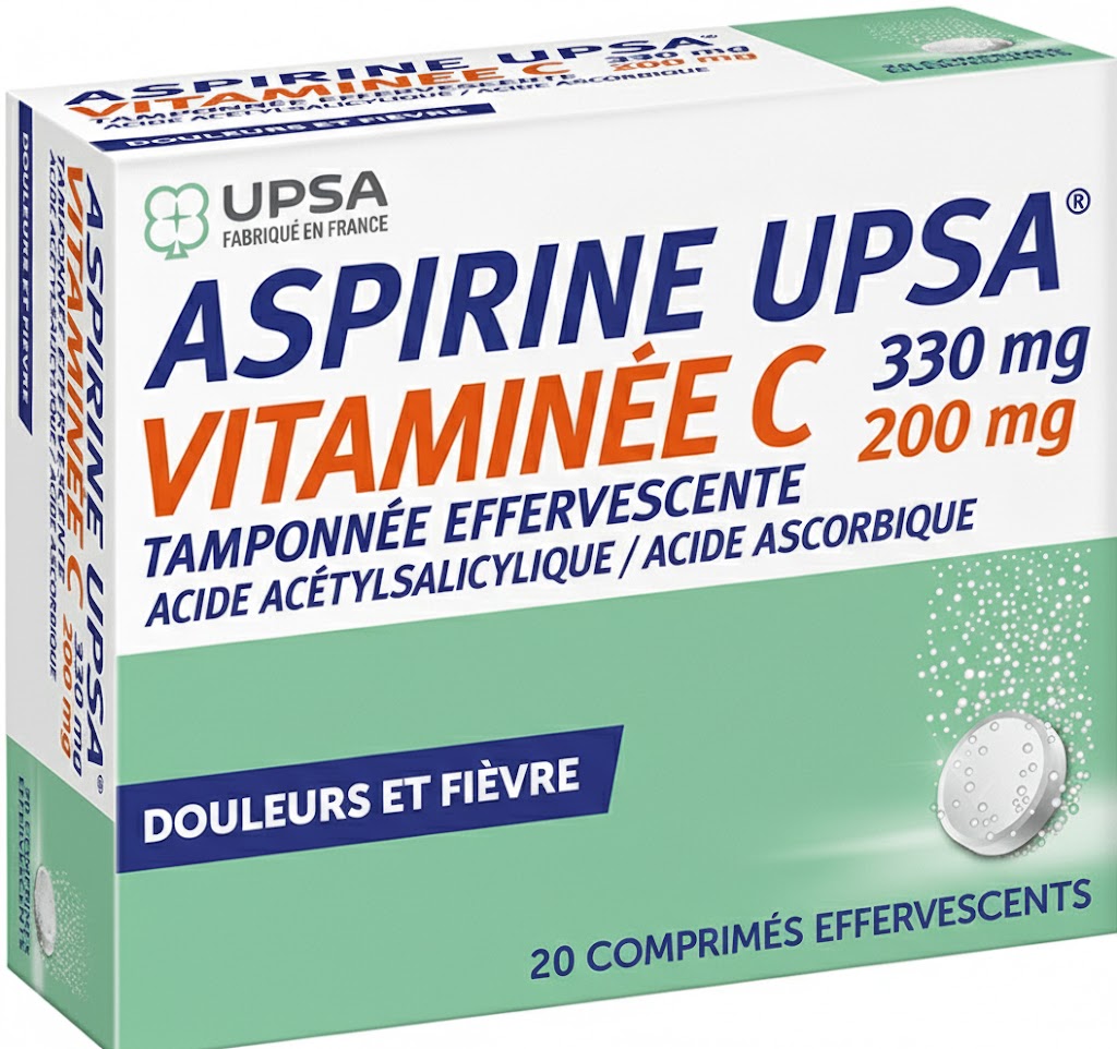 ASPIRINE UPSA VIT C CP EFFV/20 — vue 1