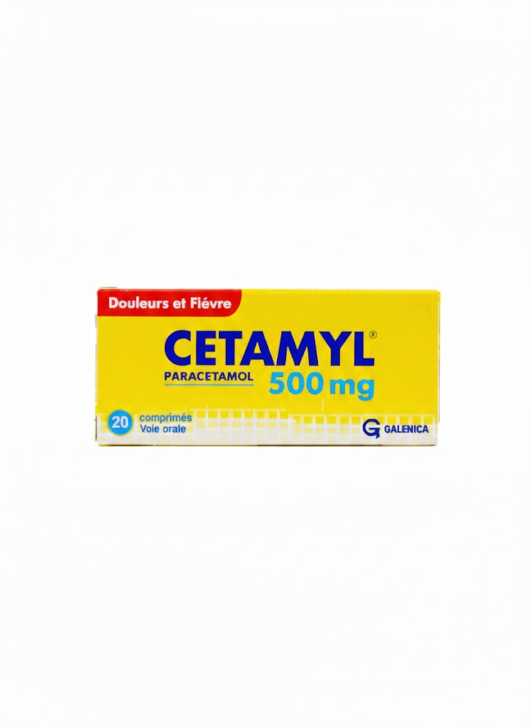 CETAMYL CPR 500MG BT20 — vue 1