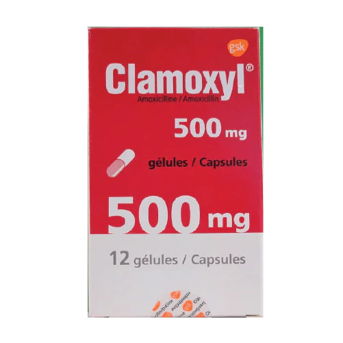 CLAMOXYL 500MG GELULE BT 12 — vue 1
